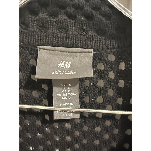 H&M MENS LOOSE FIT POINTELLE-KNIT POLO SHIRT - Picture 5 of 7